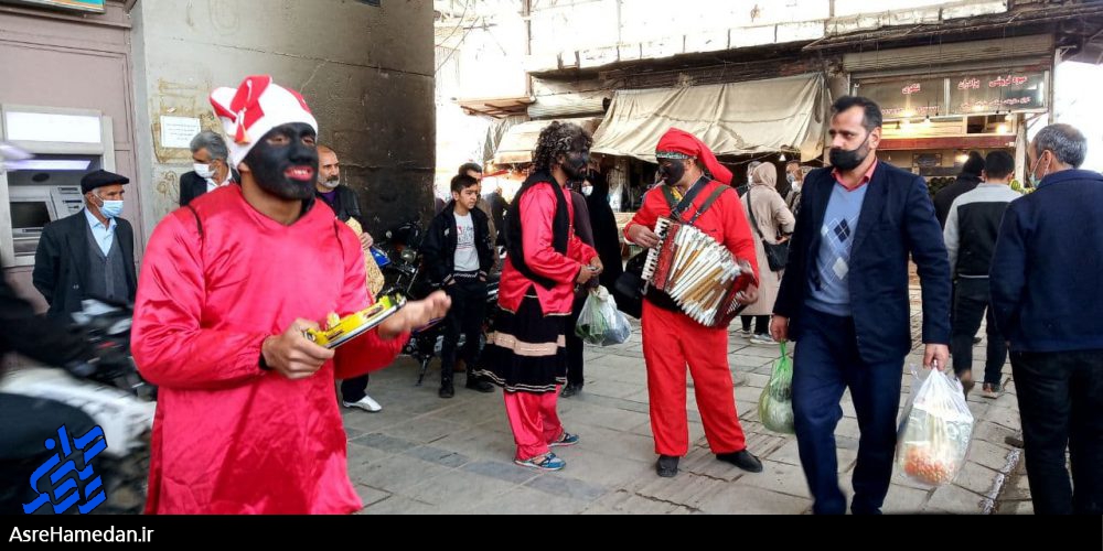 حال و هوای بازار شب عید و شور و نشاط مردم در همدان