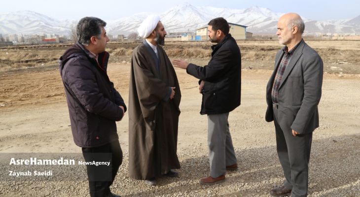 بازدید اعضای شورای شهر از پروژه‌های همدان