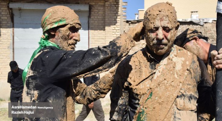 آئین گل‌مالی دمق؛ تجلی ارادت در سوگ عاشورا