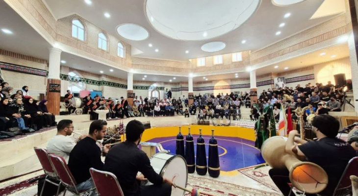 طنین نوای «یا حسین» در گود زورخانه