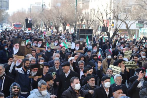 خروش مردم استان همدان در حمایت از ساحت مرجعیت
