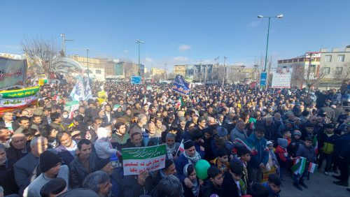 حضور پرشور مردم کبودراهنگ در راهپیمایی ۲۲ بهمن