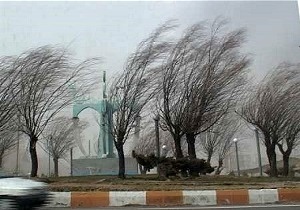 پیش‌بینی وزش باد نسبتا شدید از بعدازظهر امروز در استان