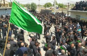 سنت صد ساله عزاداری مردم روستای رضوانکده در روز سوم شهادت امام حسین(ع)