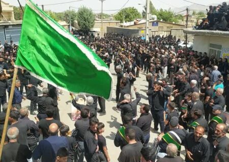 سنت صد ساله عزاداری مردم روستای رضوانکده در روز سوم شهادت امام حسین(ع)