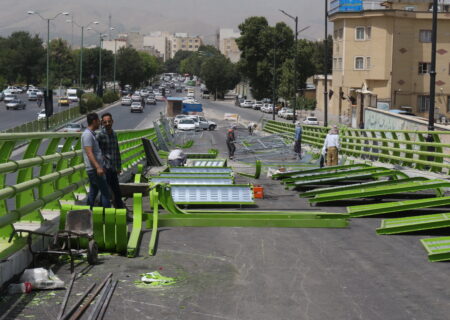 تقاطع غیر همسطح شهید همدانی آماده تست بارگذاری است