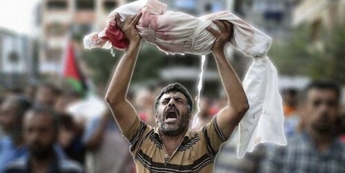 حرمله‌های اسرائیل کودکان مظلوم غزه را قتل عام می‌کنند