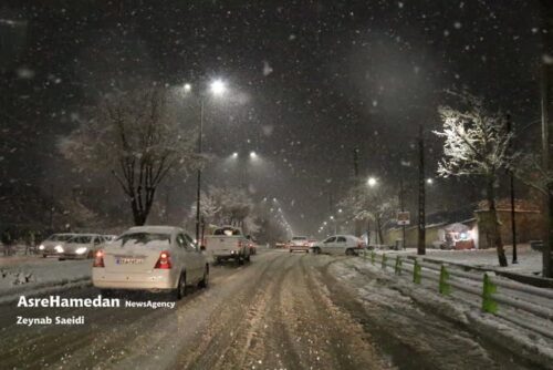 آغاز بارش‌ برف از امشب در همدان