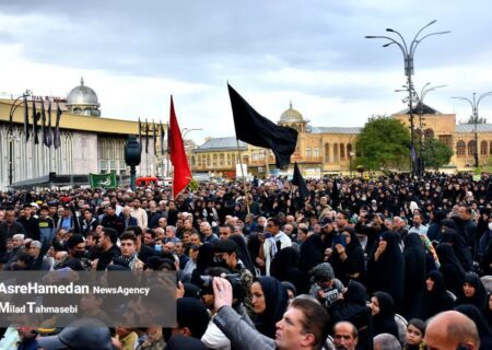 همدانی‌ها، یکپارچه در ماتم خادم ملت