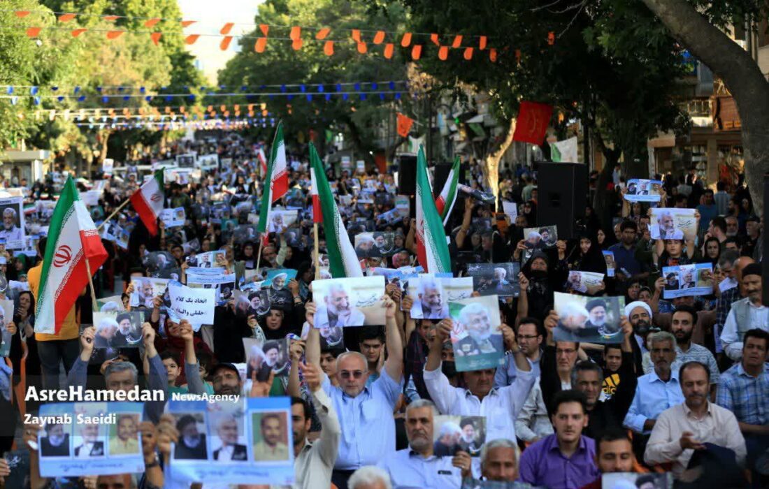 شور و شوق انتخاباتی در همدان