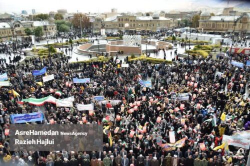 همدان؛ خاستگاه فریاد استکبارستیزی دانش‌آموزان