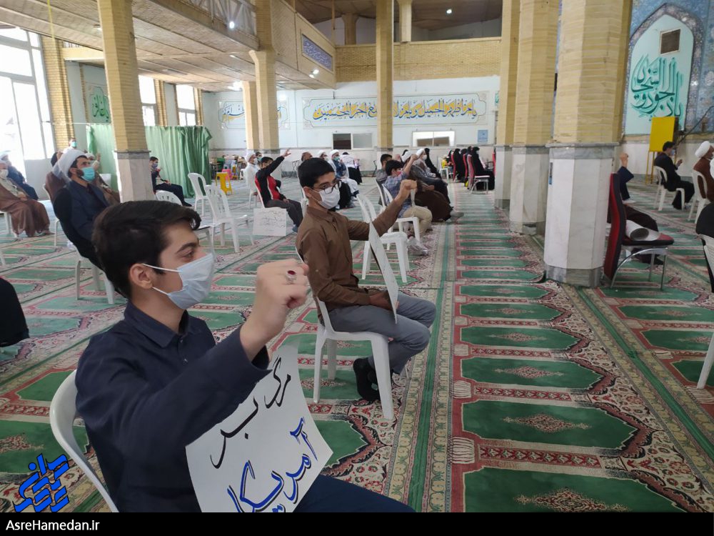 روحانیون و دانشگاهیان ملایری تجمع اعتراضی برگزار کردند+تصاویر