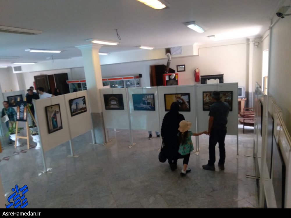 برپایی نمایشگاه عکس پذیرفته شدگان جشنواره آلما شهرستان بهار