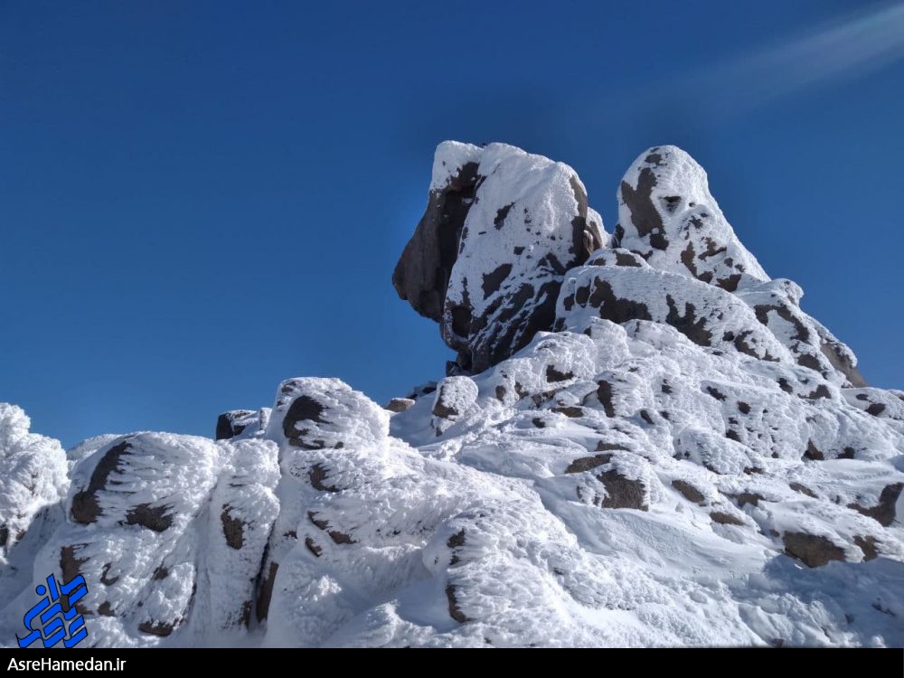 کوهستان برفی الوند، بهشت کوهنوردان همدانی