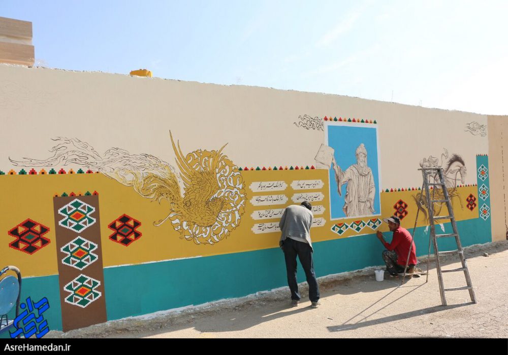 استفاده از هنرمندان بهاری در زیباسازی شهری