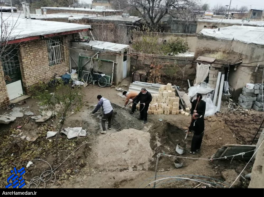 ساخت خانه برای محرومین در شهرستان درگزین توسط گروه های جهادی+ تصاویر