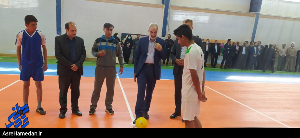 افتتاح مجموعه ورزشی شهید مفتح روستای علوی ملایر