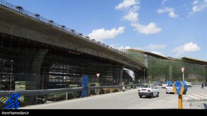 کارهای عمرانی همدان تنها پل شهید همدانی نیست/بازسازی مجدد ۴ متر از پل